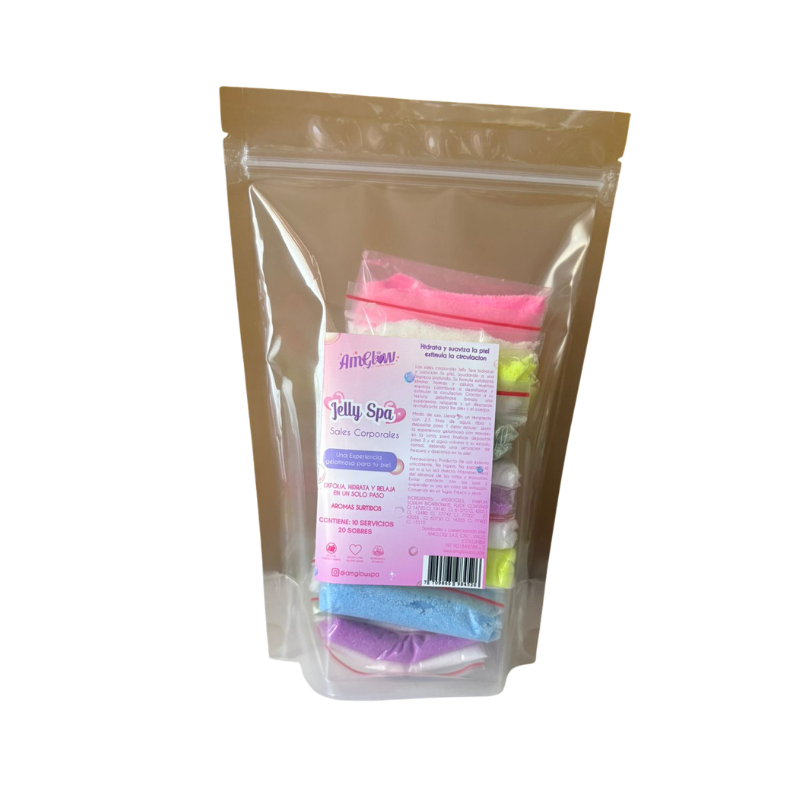 JELLY SPA 10 SERVICIOS AROMAS SURTIDOS (20 sobres)